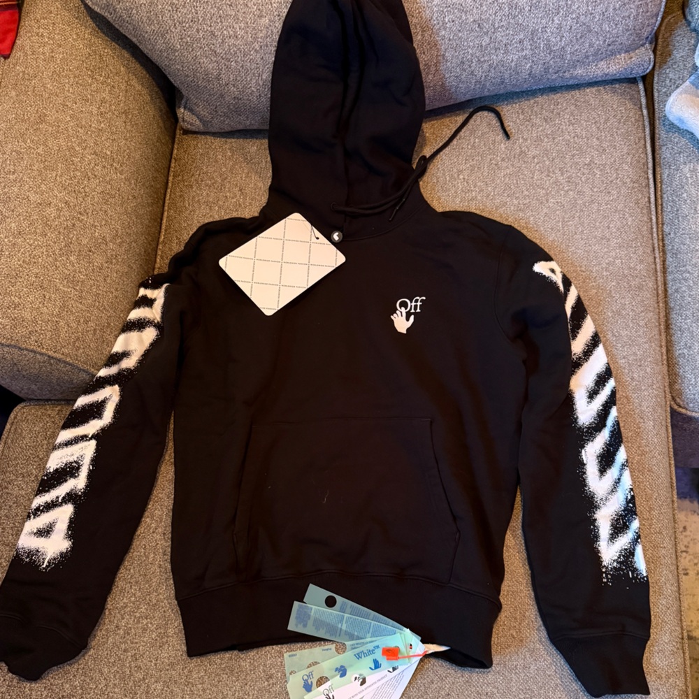 Off White Spray Marker Hoodie